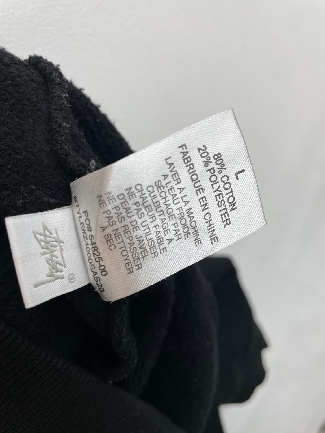 Stussy x DSM 스투시 도버스트릿마켓 런던 스탁 블랙 후디 L 상품이미지5