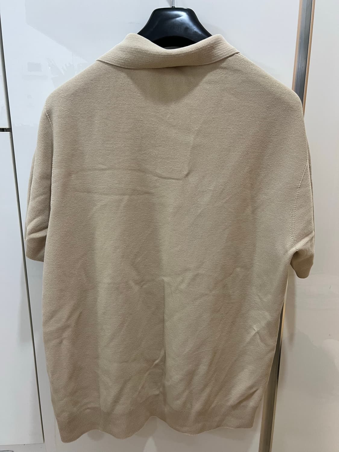 24fw 라코스테 베이지 니트반팔 xl (새상품급) 상품이미지2