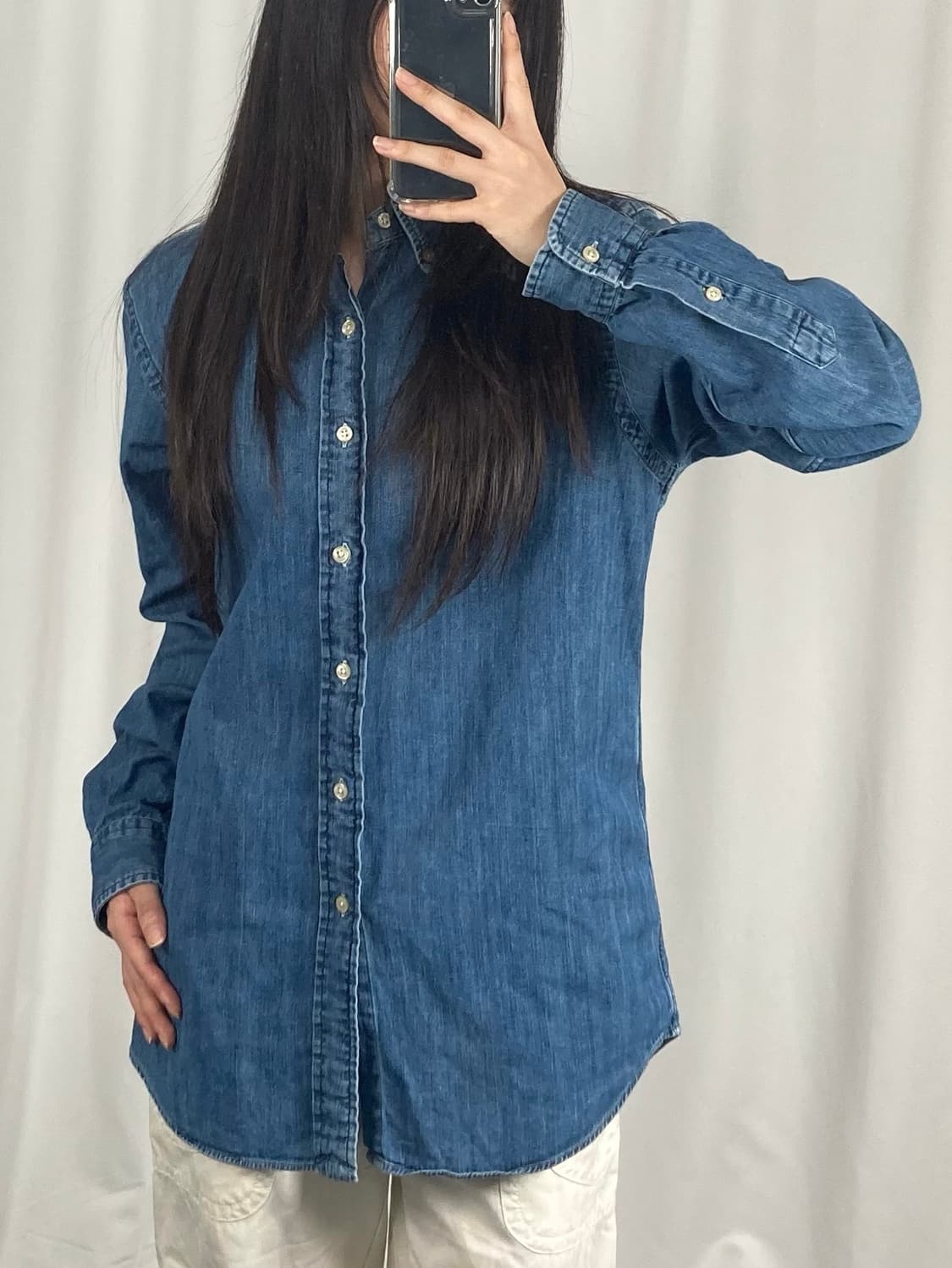 폴로 샴브레이 셔츠 상품이미지1