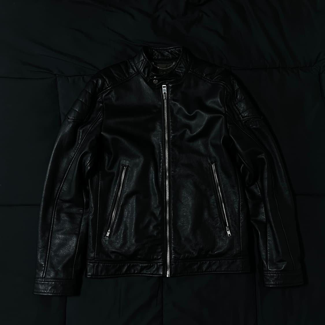 디젤 superior 소가죽 자켓 블랙 상품이미지1