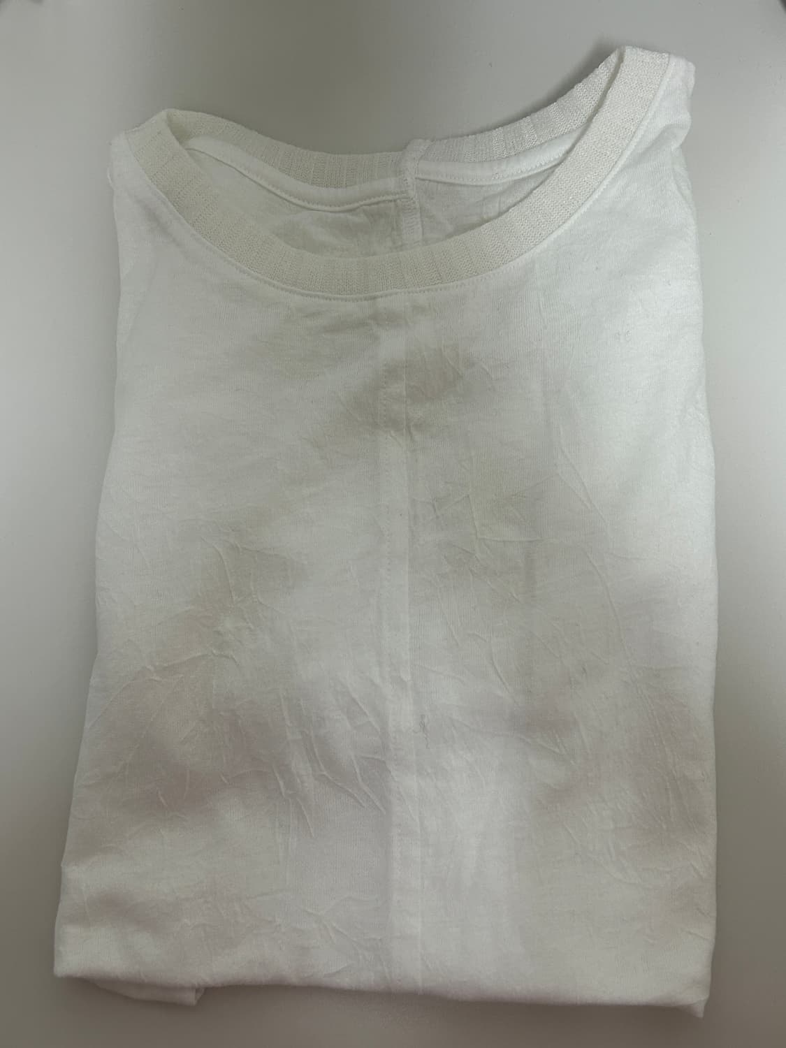 마뗑킴 vintage straight top in white 상품이미지5