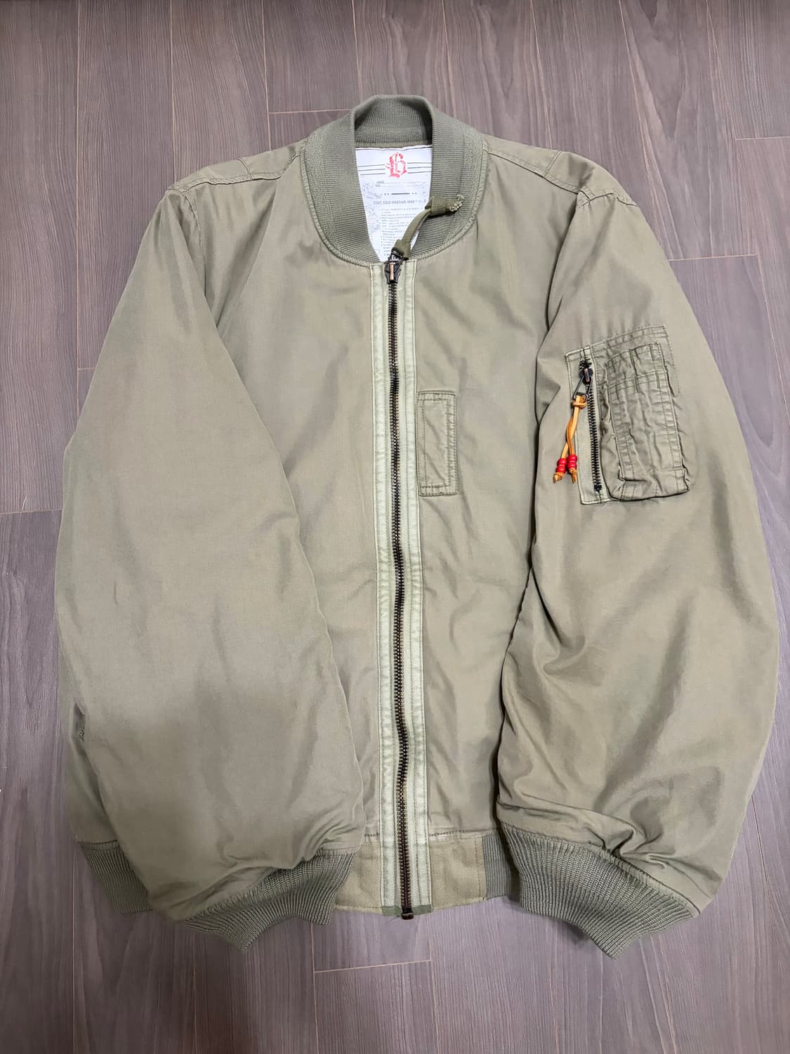 블랙아웃 마원 ma-1 올리브 m사이즈 상품이미지1