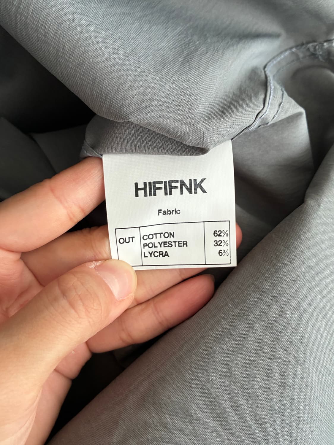 M) 하이파이펑크 포켓 릴렉스드 하프 셔츠 차콜 상품이미지5