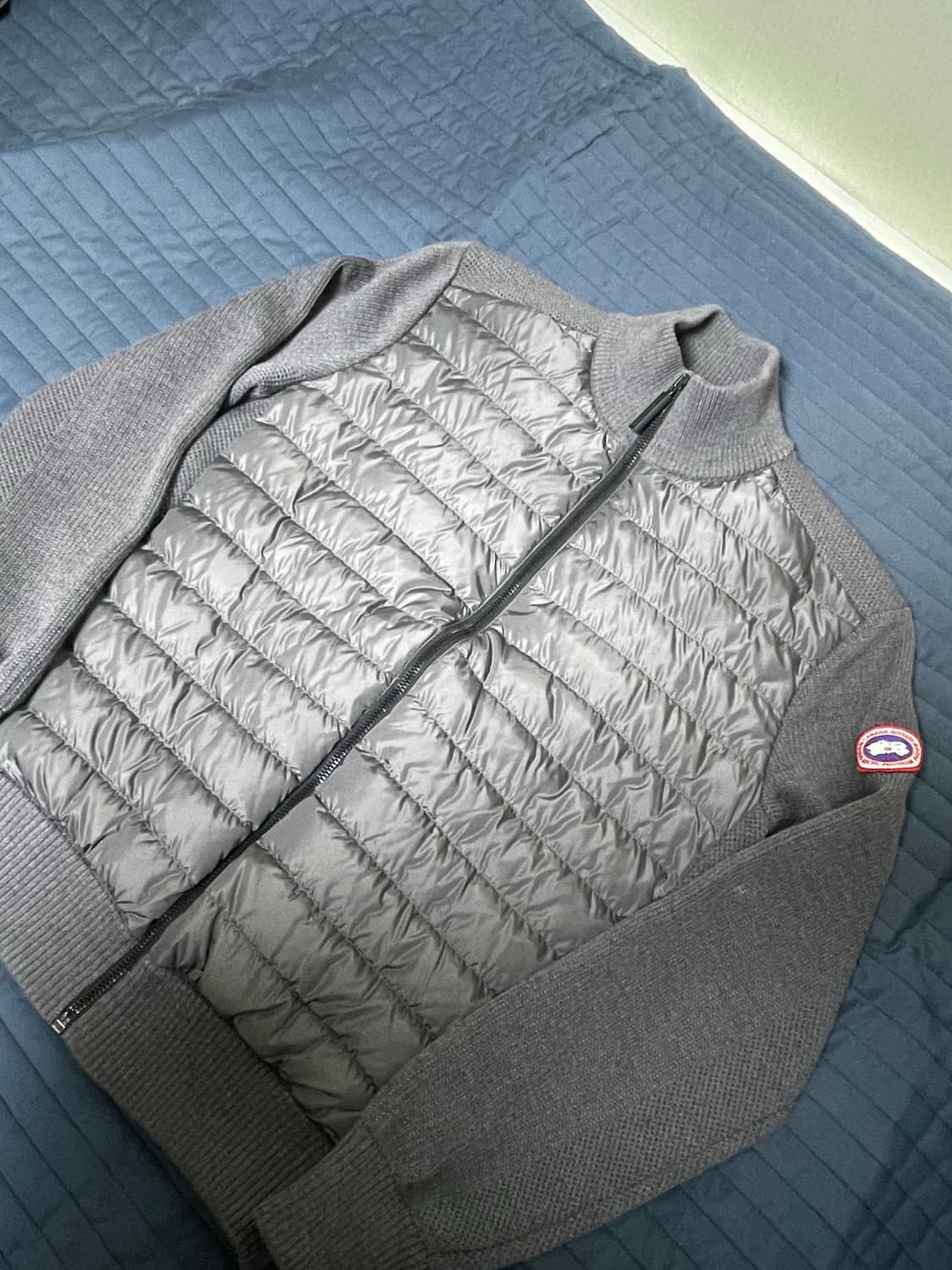 캐나다구스 하이브릿지 니트패딩 자켓 아이언 그레이 상품이미지3