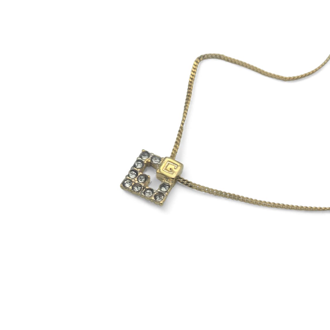 지방시 로고 큐빅 스퀘어 골드 목걸이
​ 상품이미지5