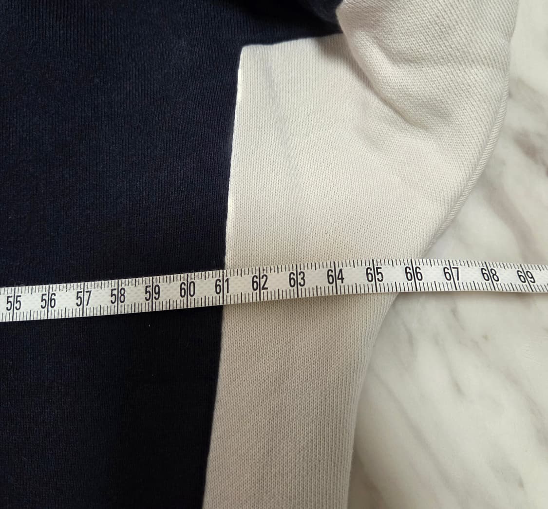 솔리드옴므 배색 맨투맨 상품이미지9