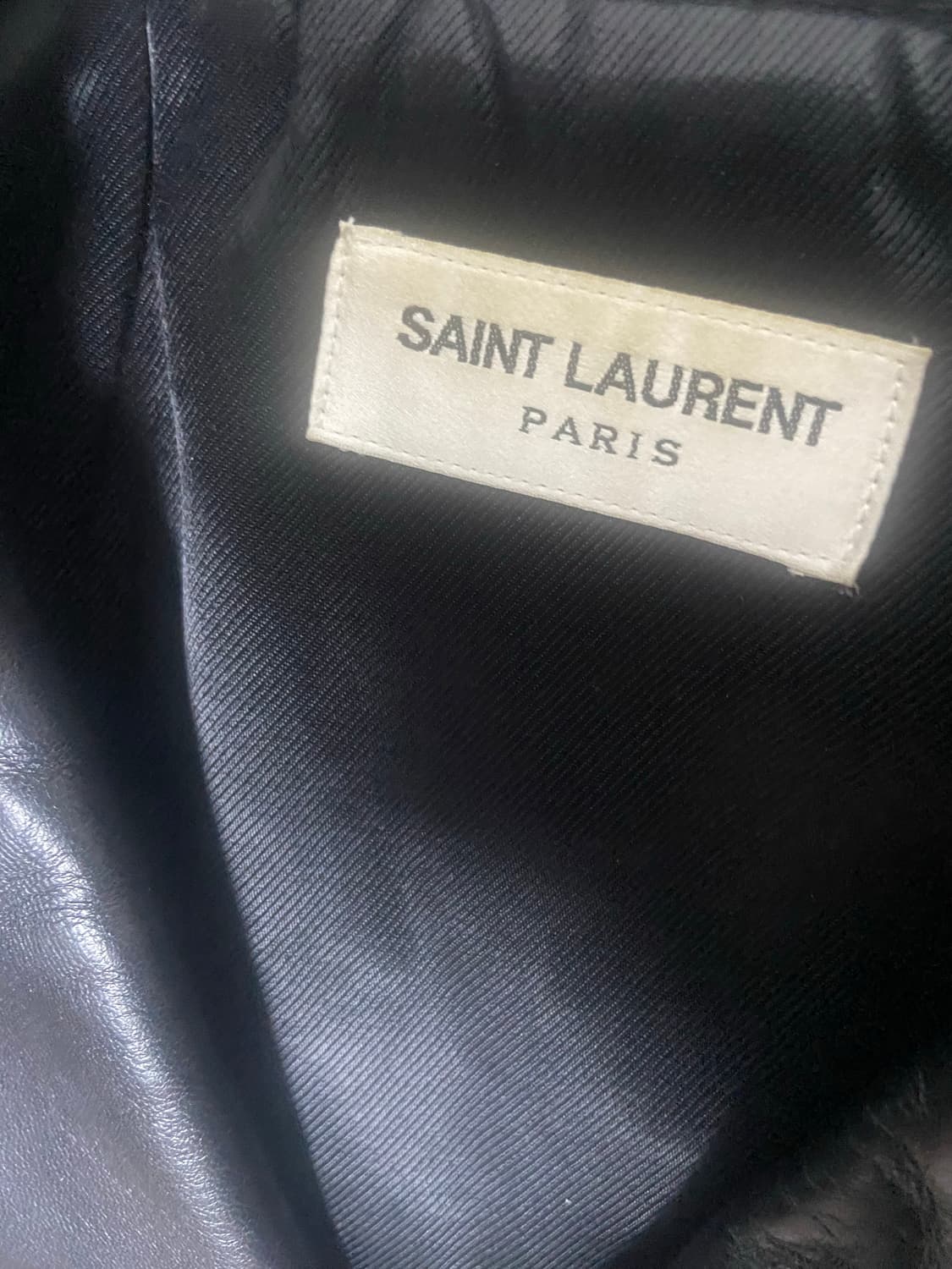 생로랑 14fw L01 46 에디시즌 라이더 가죽자켓 상품이미지4