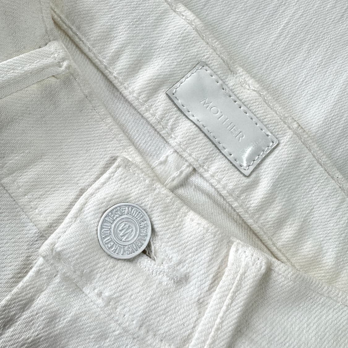 마더 허슬러 화이트 데님 진 (26) 상품이미지3