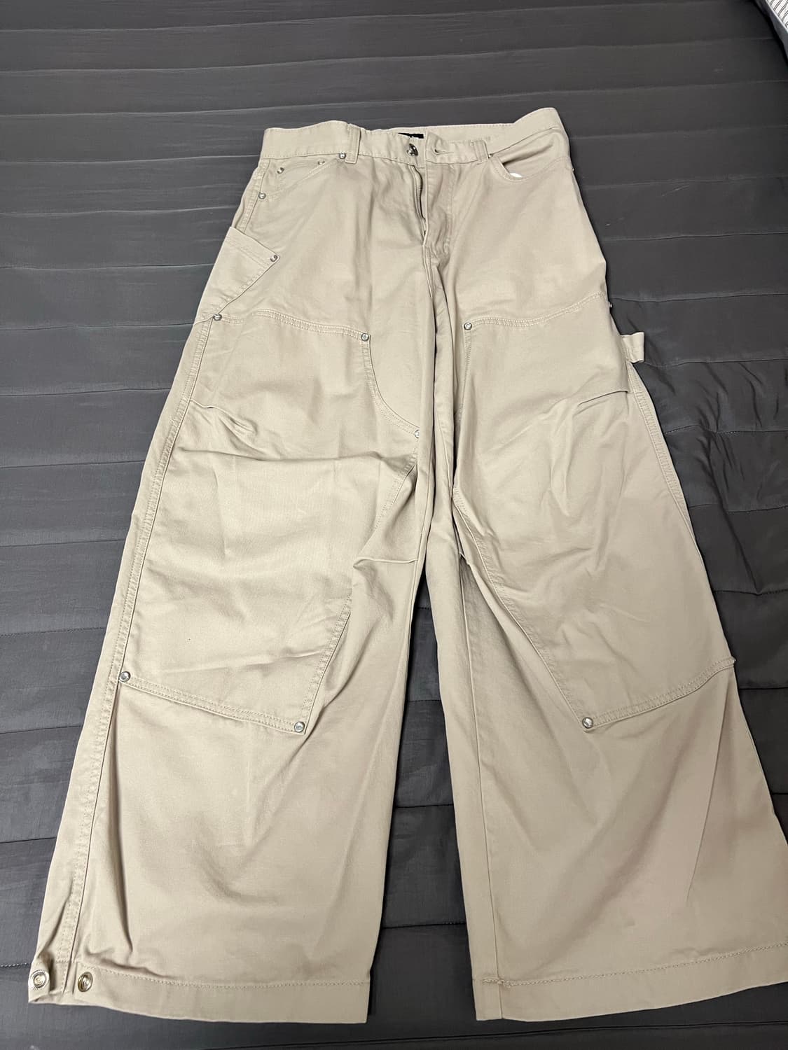 9999아카이브 쥬얼리 리벳 더블니 팬츠 1사이즈 상품이미지1