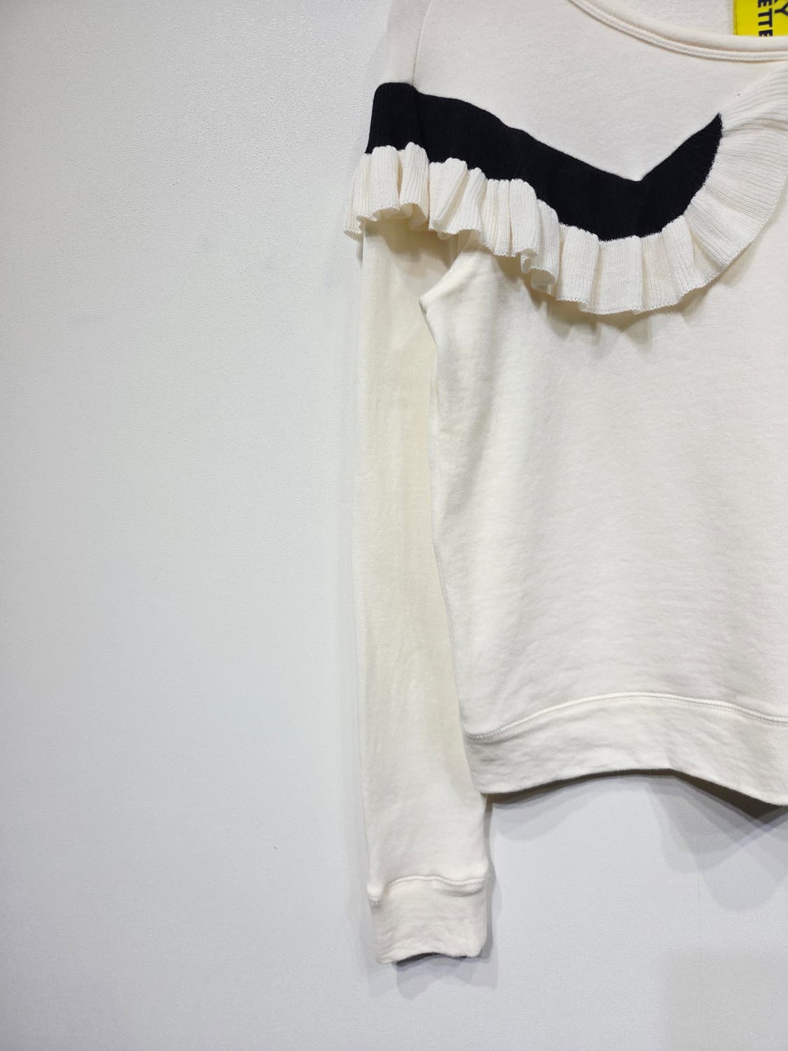 럭키슈에뜨 유니크 프릴 맨투맨 티셔츠 상품이미지4