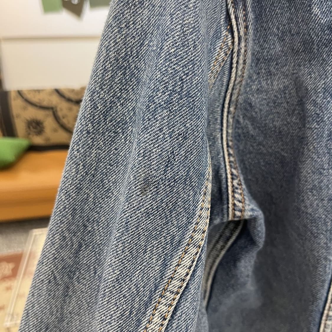 리바이스 프리미엄 빈티지 트러커 연청 데님자켓 L C10108 상품이미지7