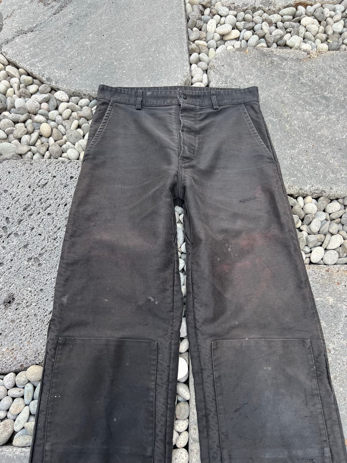OLD EURO LAFONT BLACK MOLESKIN 블랙몰스킨팬츠 상품이미지3