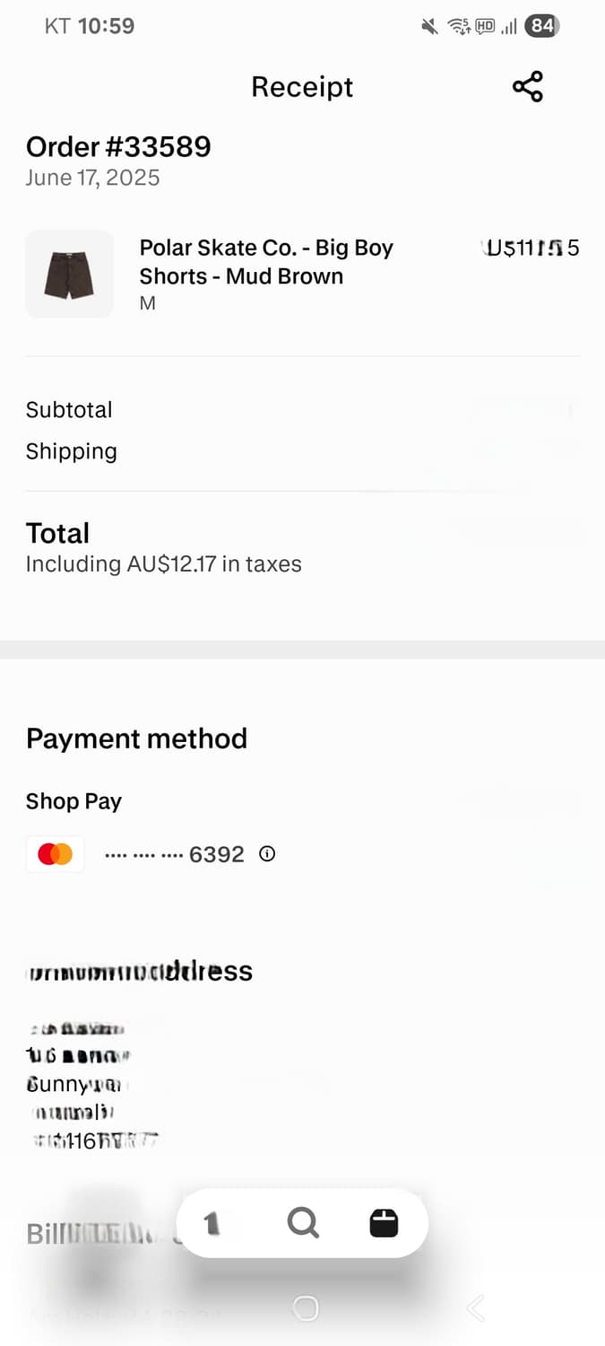 폴라스케이트 빅보이 쇼츠 머드 브라운 M 상품이미지8