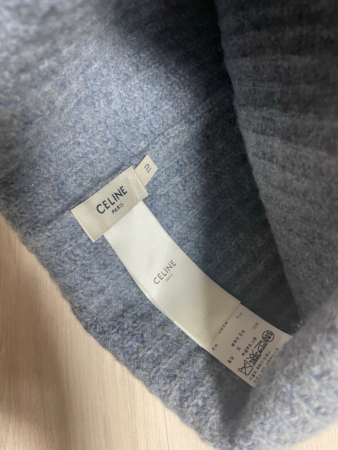 셀린느 celine 로고 비니 그레이 상품이미지3