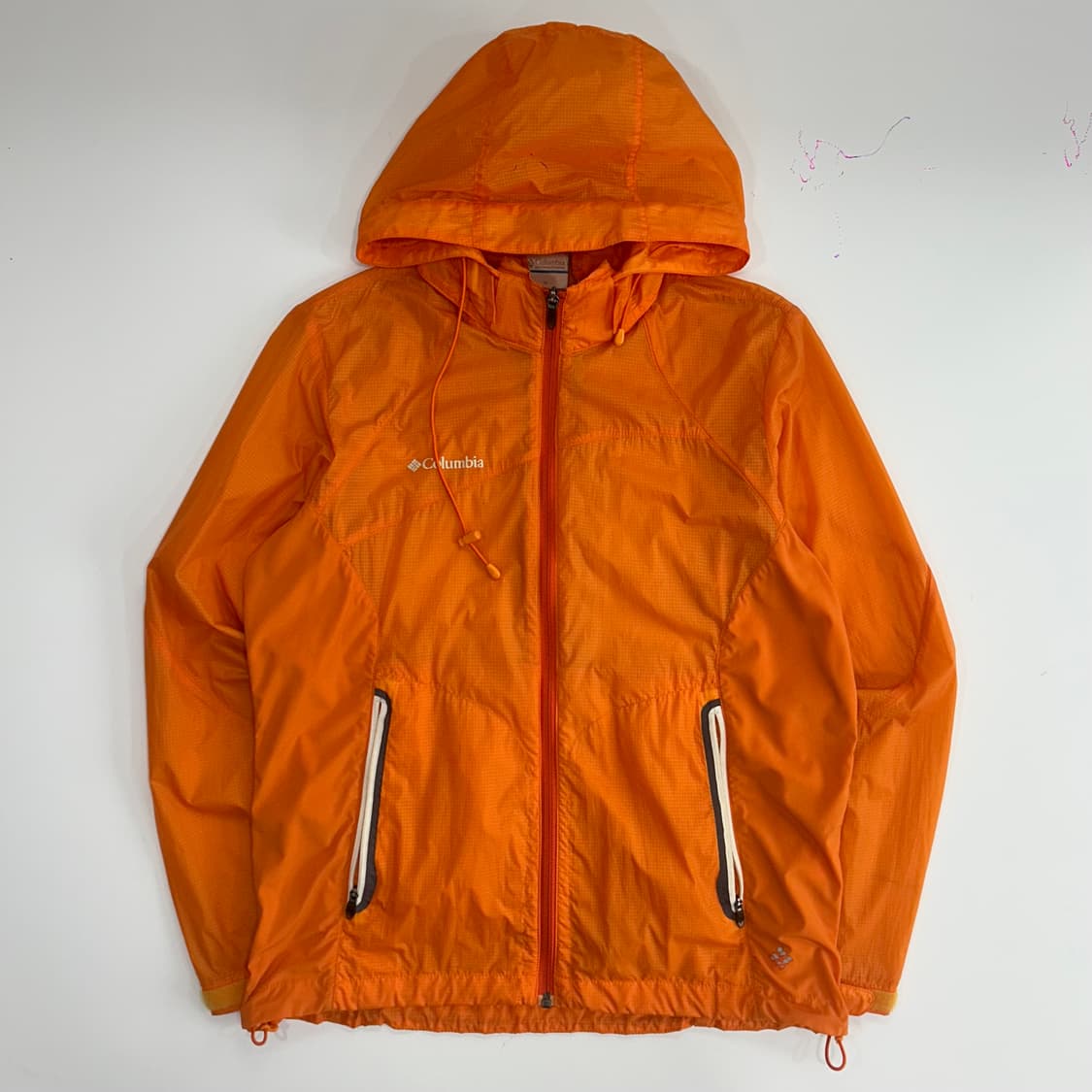 Columbia 콜롬비아 오렌지 바람막이 상품이미지3