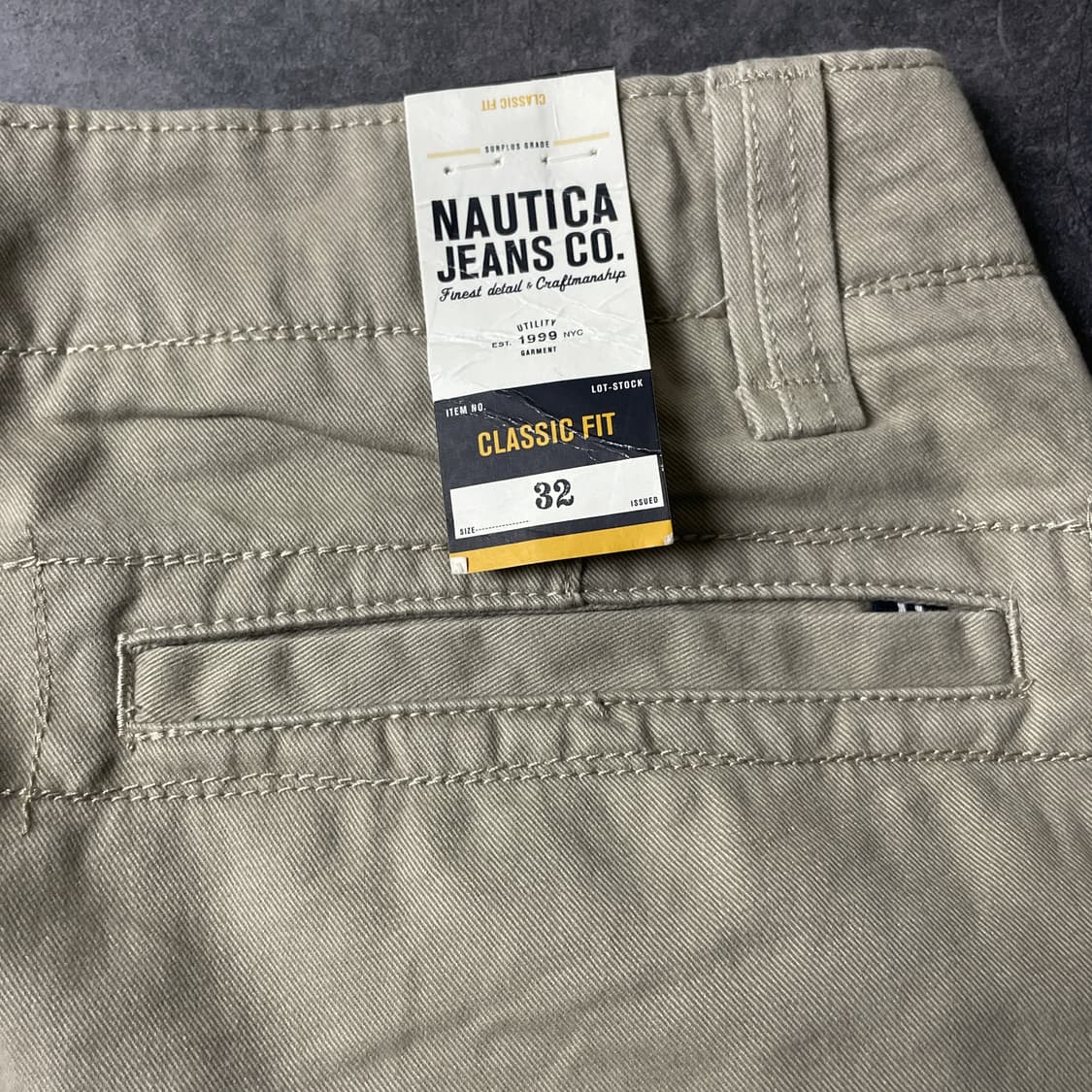 NAUTICA 노티카 빈티지 베이지 카고 하프 팬츠 A00658 상품이미지7