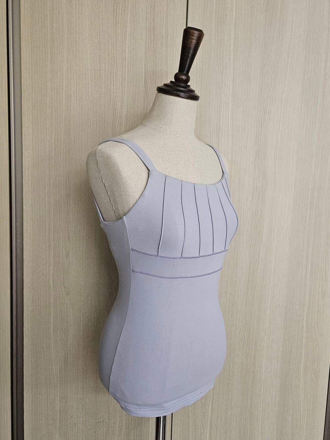 뮬라웨어 mulawear 볼륨 업 핀턱 롱탱크탑 (2 44~날씬55) 상품이미지6