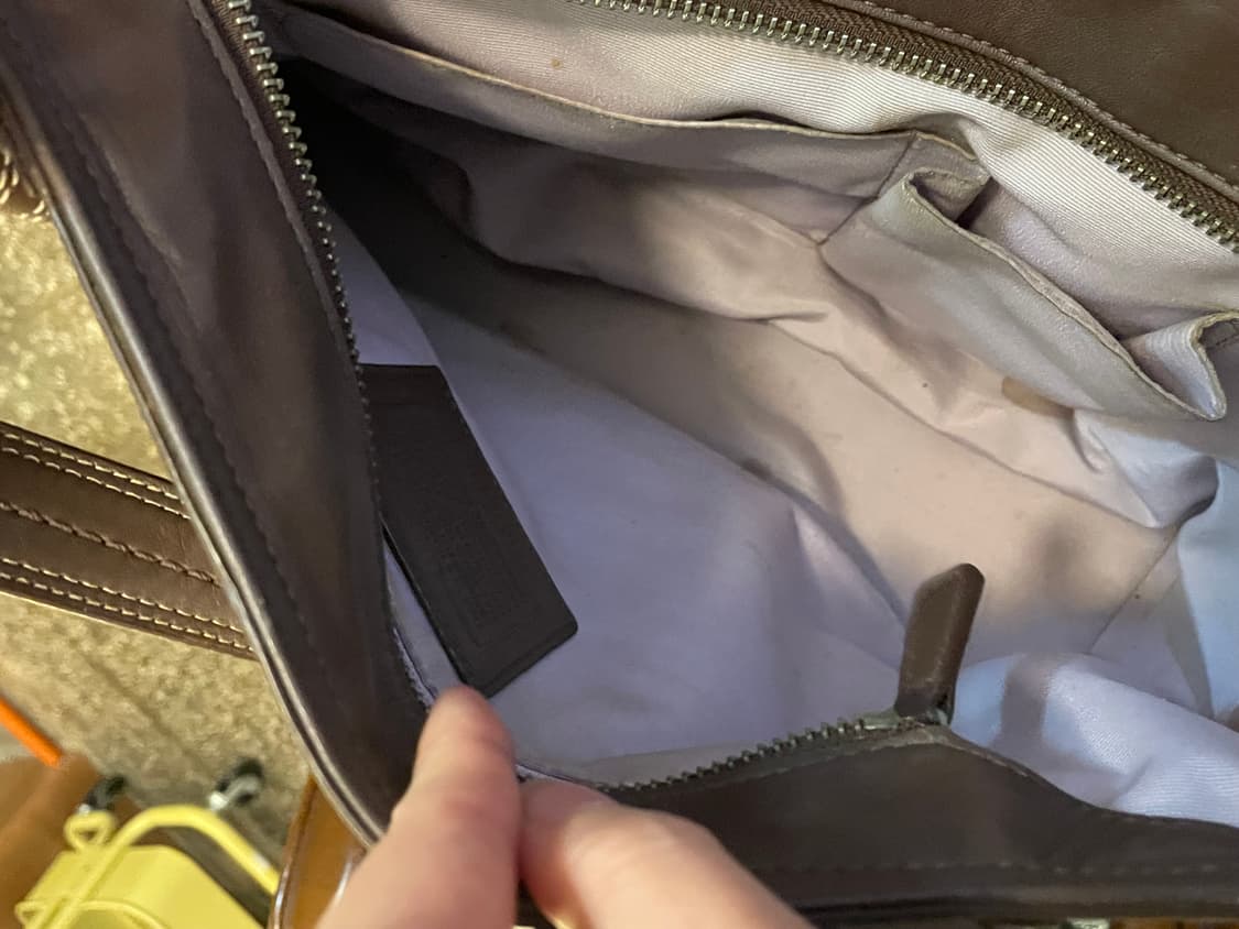 코치 브라운 숄더백  상품이미지5