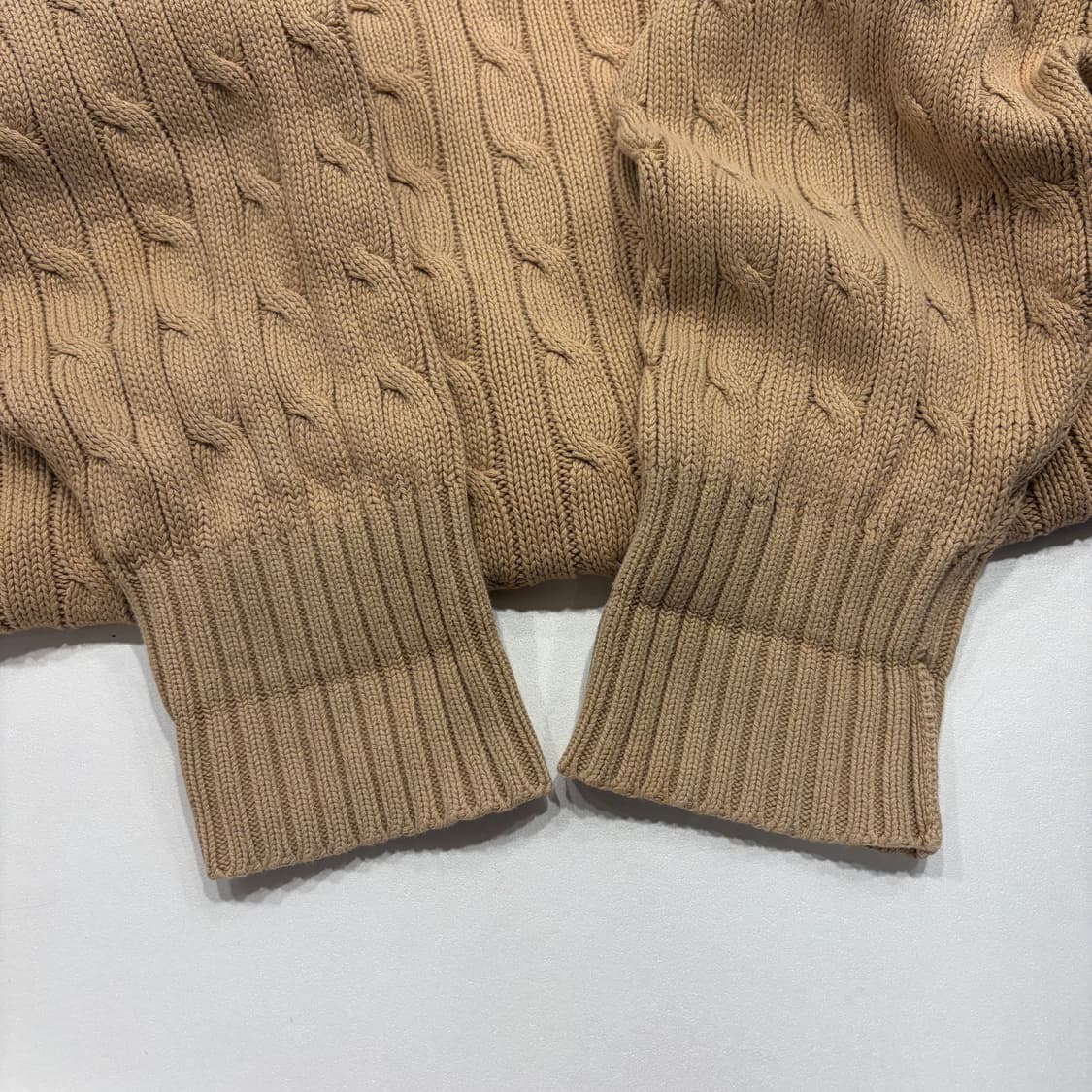 [105] 폴로 랄프로렌 v넥 케이블 니트 베이지 C153 상품이미지6