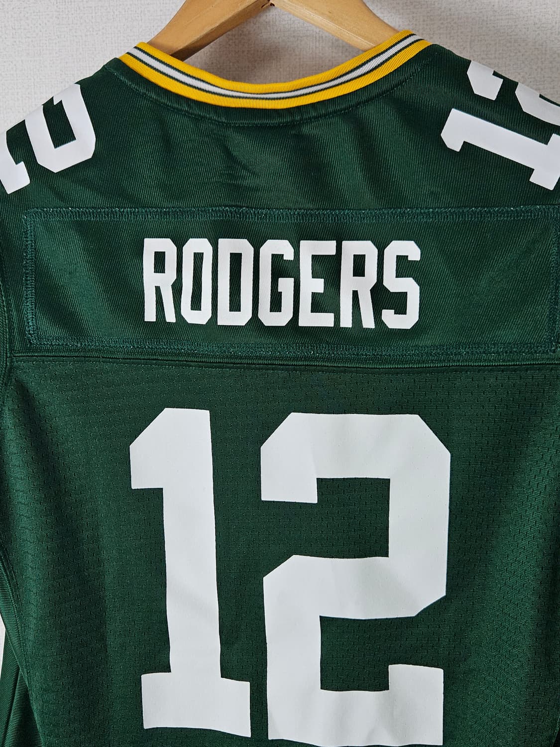 나이키 NFL 애런로저스 유니폼 져지 반팔 그린 S 상품이미지4