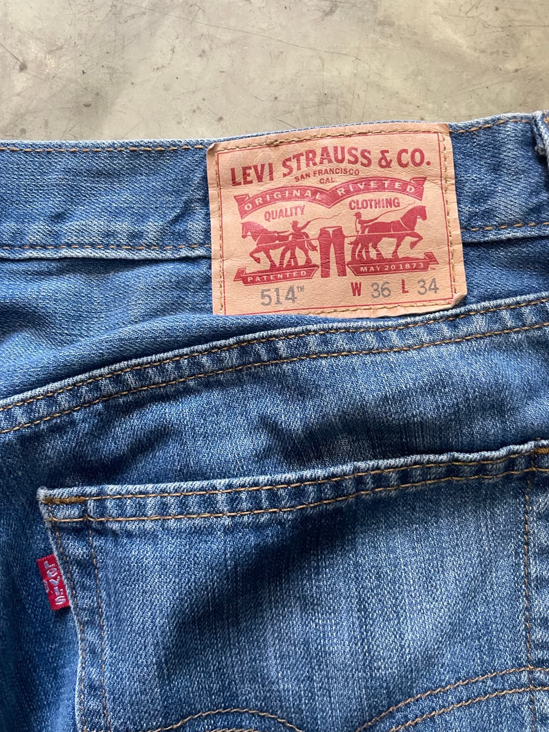 Levi’s 리바이스 514 36x34 상품이미지6