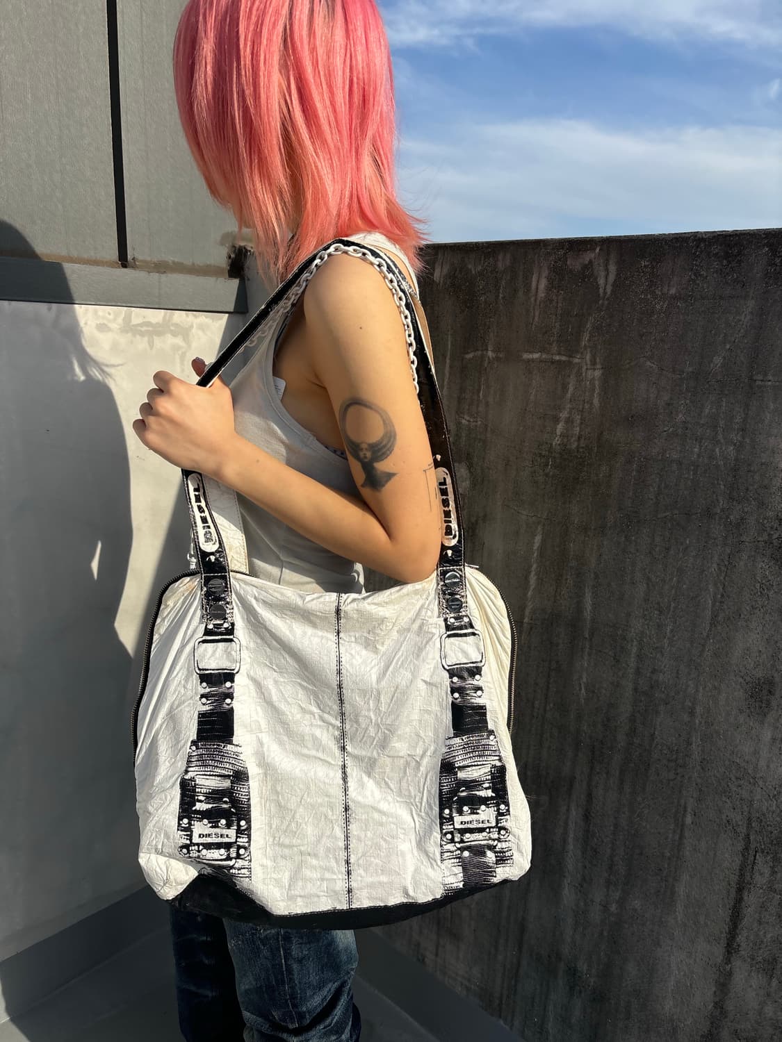 디젤 레어 트롱푀유 빅 백  상품이미지1