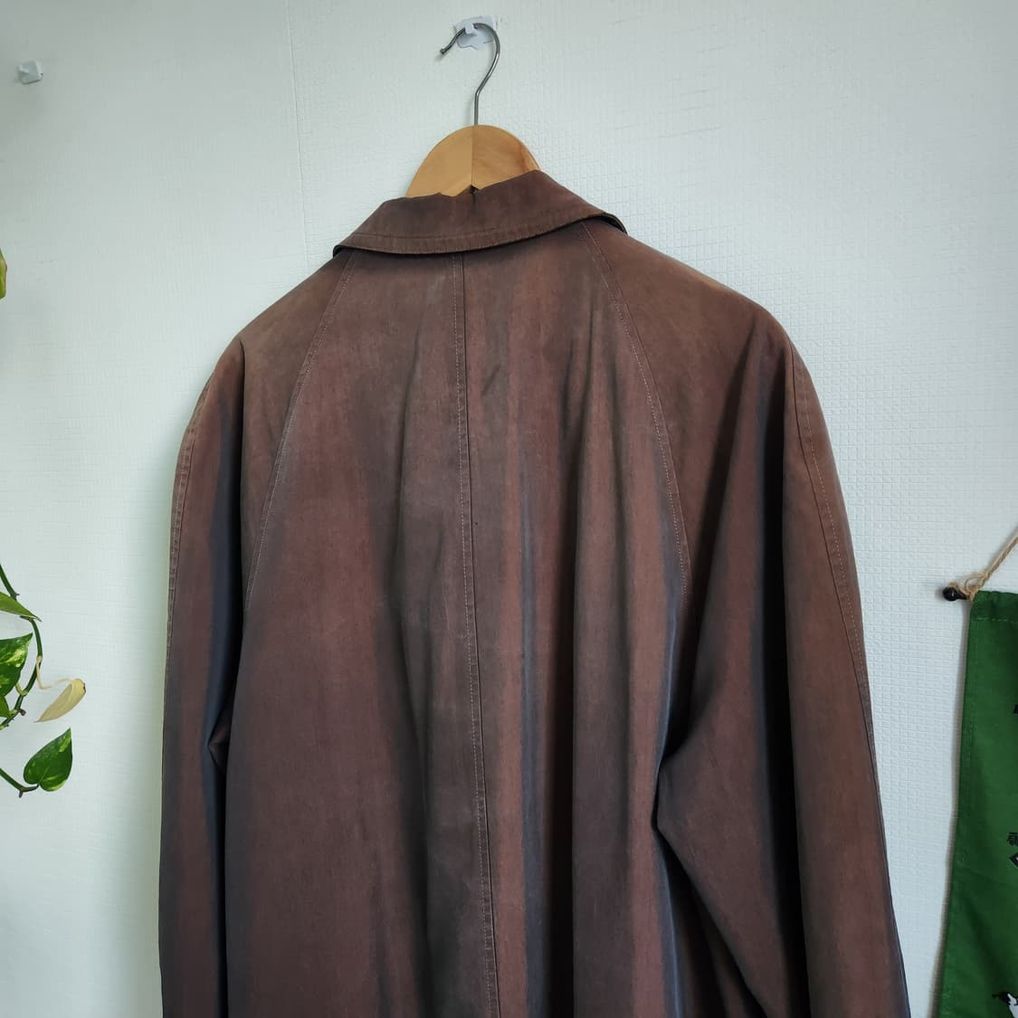 60's 솔라로 코튼 싱글 래글런 코트 상품이미지6