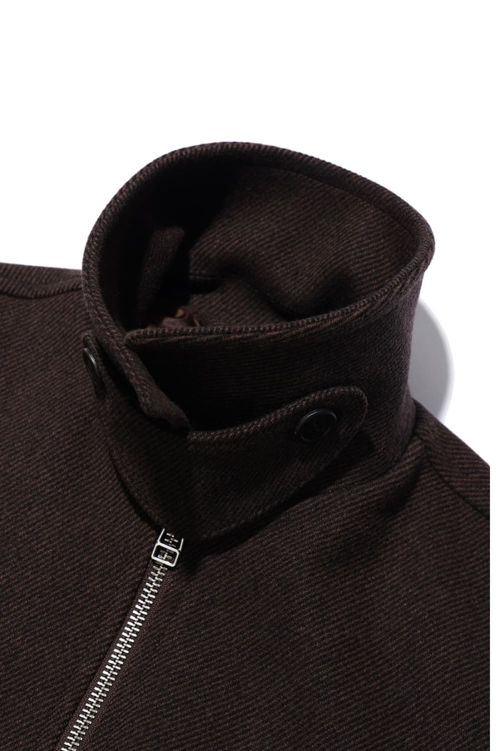 IEY TAP WOOL JACKET Brown M사이즈 상품이미지2