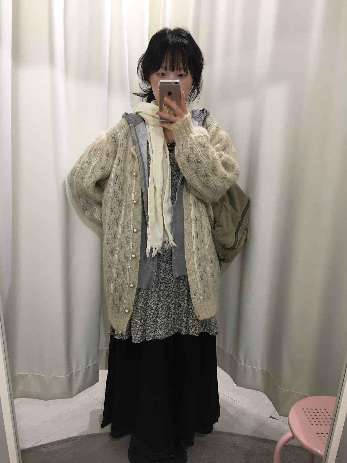 보헤미안 모헤어 가디건 상품이미지1