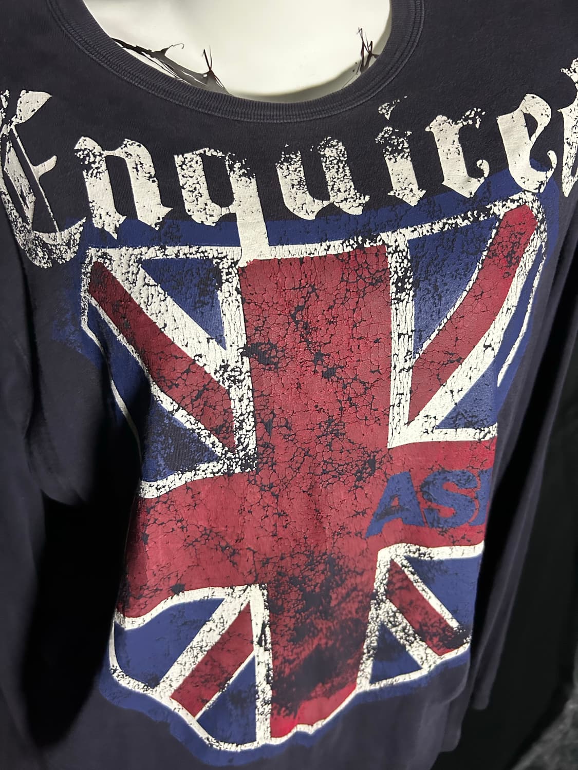 Ask enquired union jack printing sleeve 상품이미지2