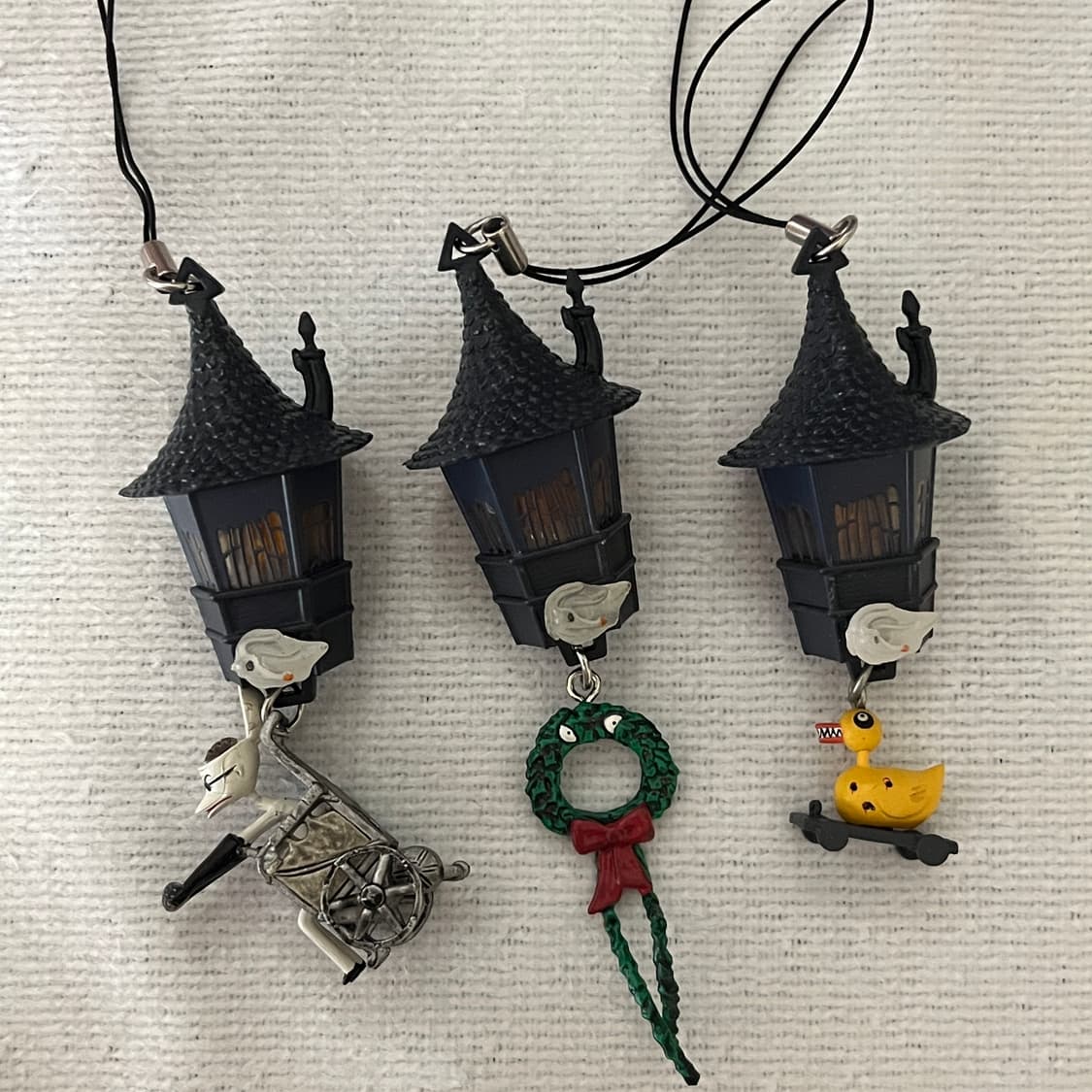 레트로 고전) 팀버튼 크리스마스의 악몽 라이트 키링 스트랩 상품이미지1