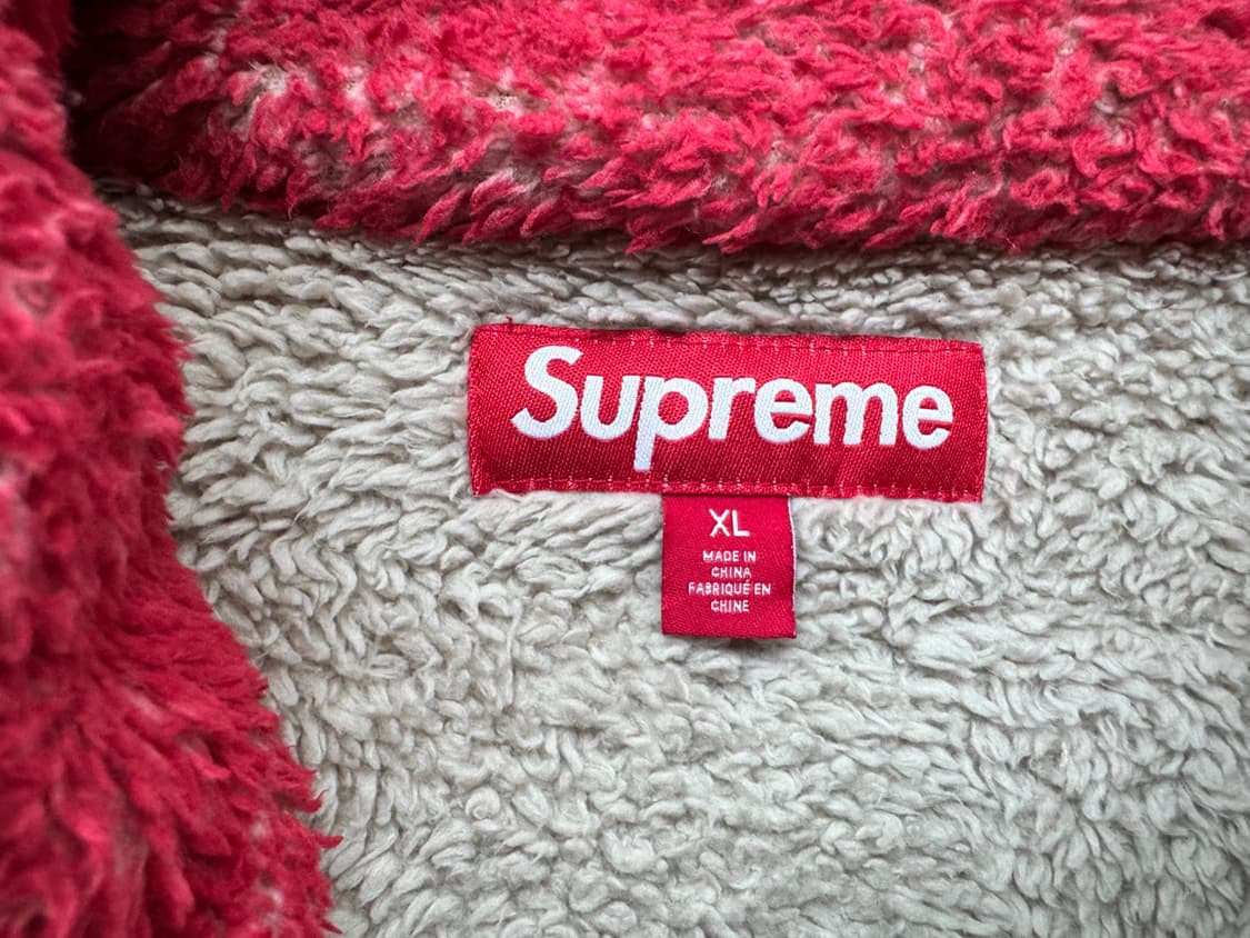 슈프림 x 케이트 모스 플리스 자켓 레드 - 24FW 상품이미지3