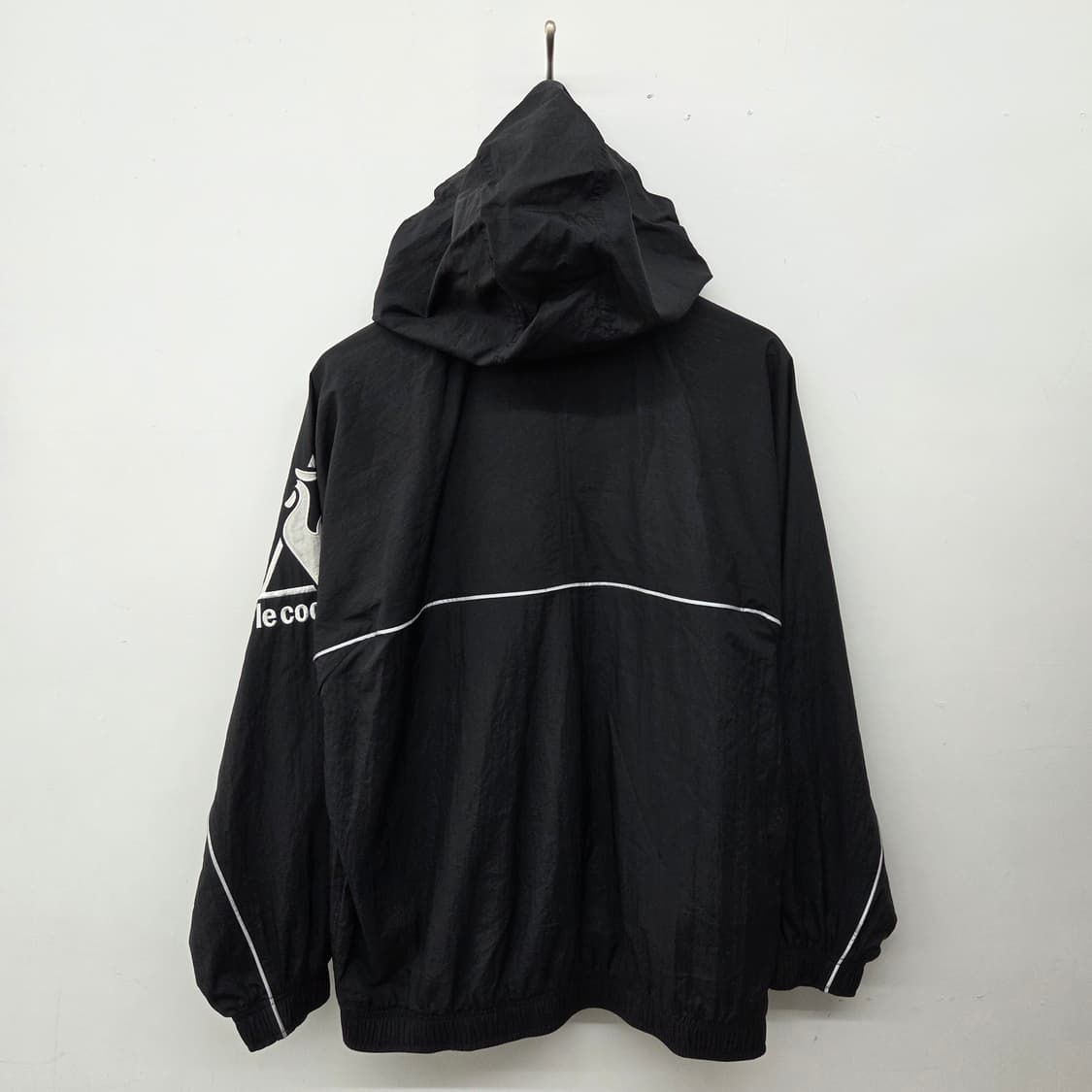 르꼬끄 블랙 후드 바람막이 점퍼 남m 상품이미지7