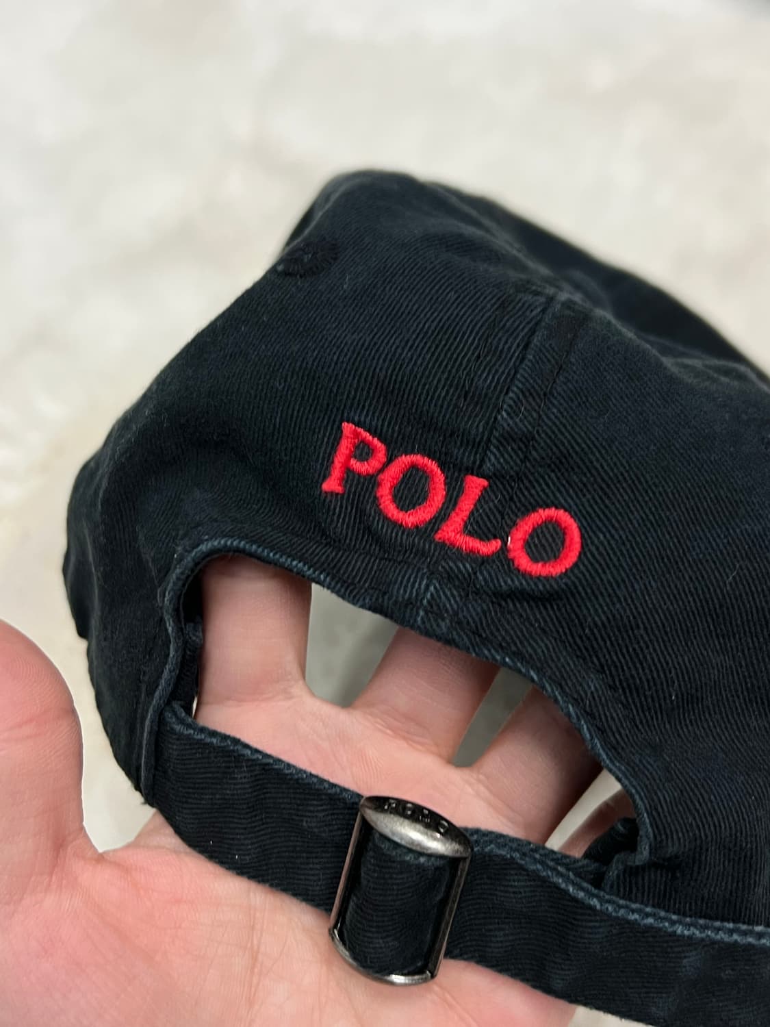 폴로 랄프로렌 볼캡 블랙 상품이미지4