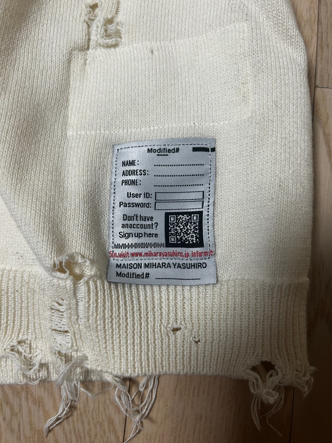 그런지 니트 상품이미지3