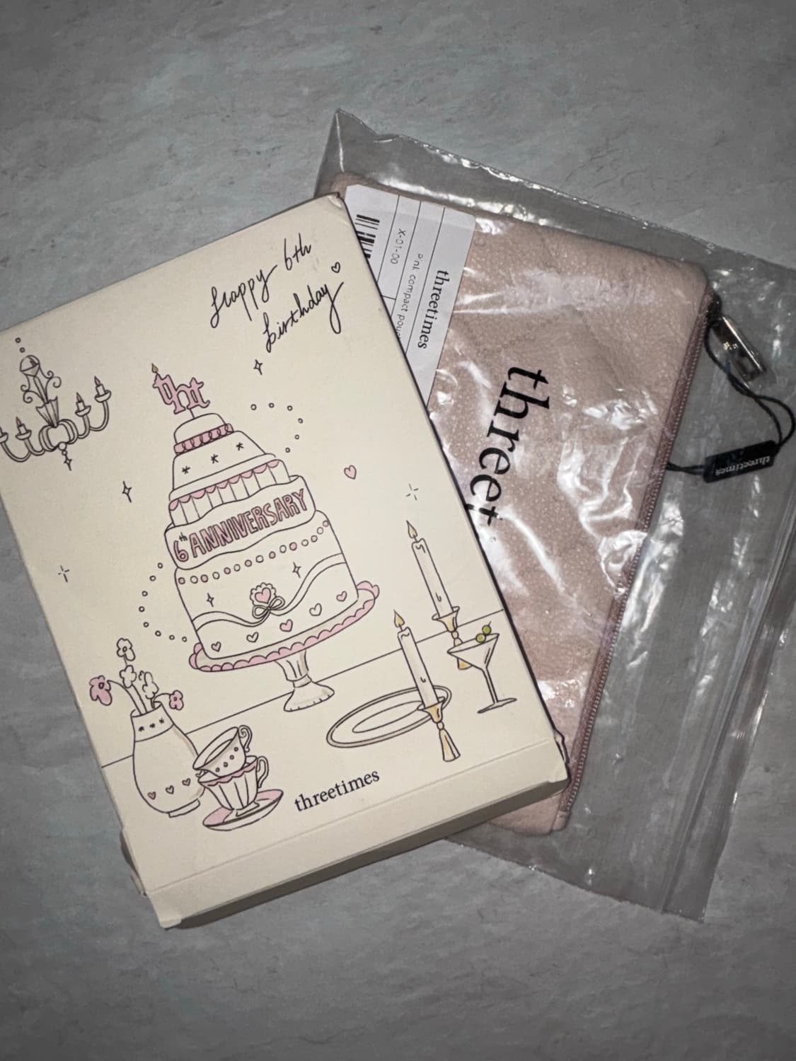 쓰리타임즈 파우치+거울 상품이미지1