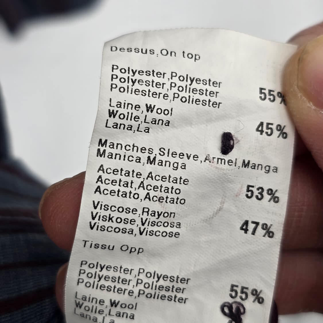 ONE STEP 울 혼방 배색 스트라이프 원피스 빈티지 슬림핏 상품이미지4