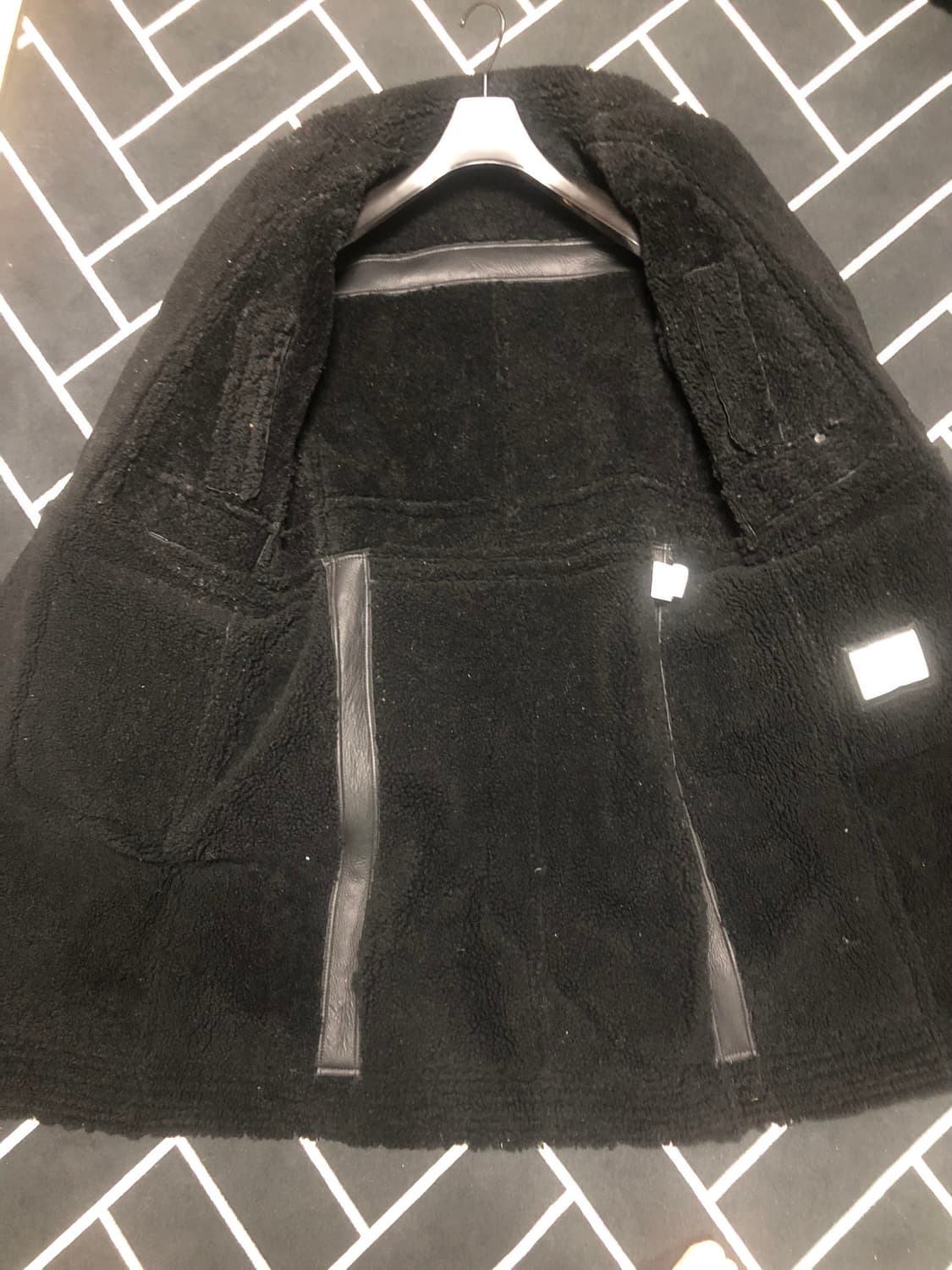 (새제품초특가)bon 본 리얼가죽 양털 시어링 무스탕 옴므/몽클레어스톤 상품이미지6