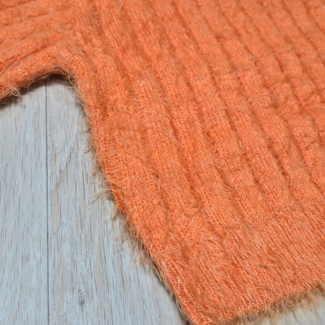 8 seconds 오렌지 크롭 니트 M 상품이미지4