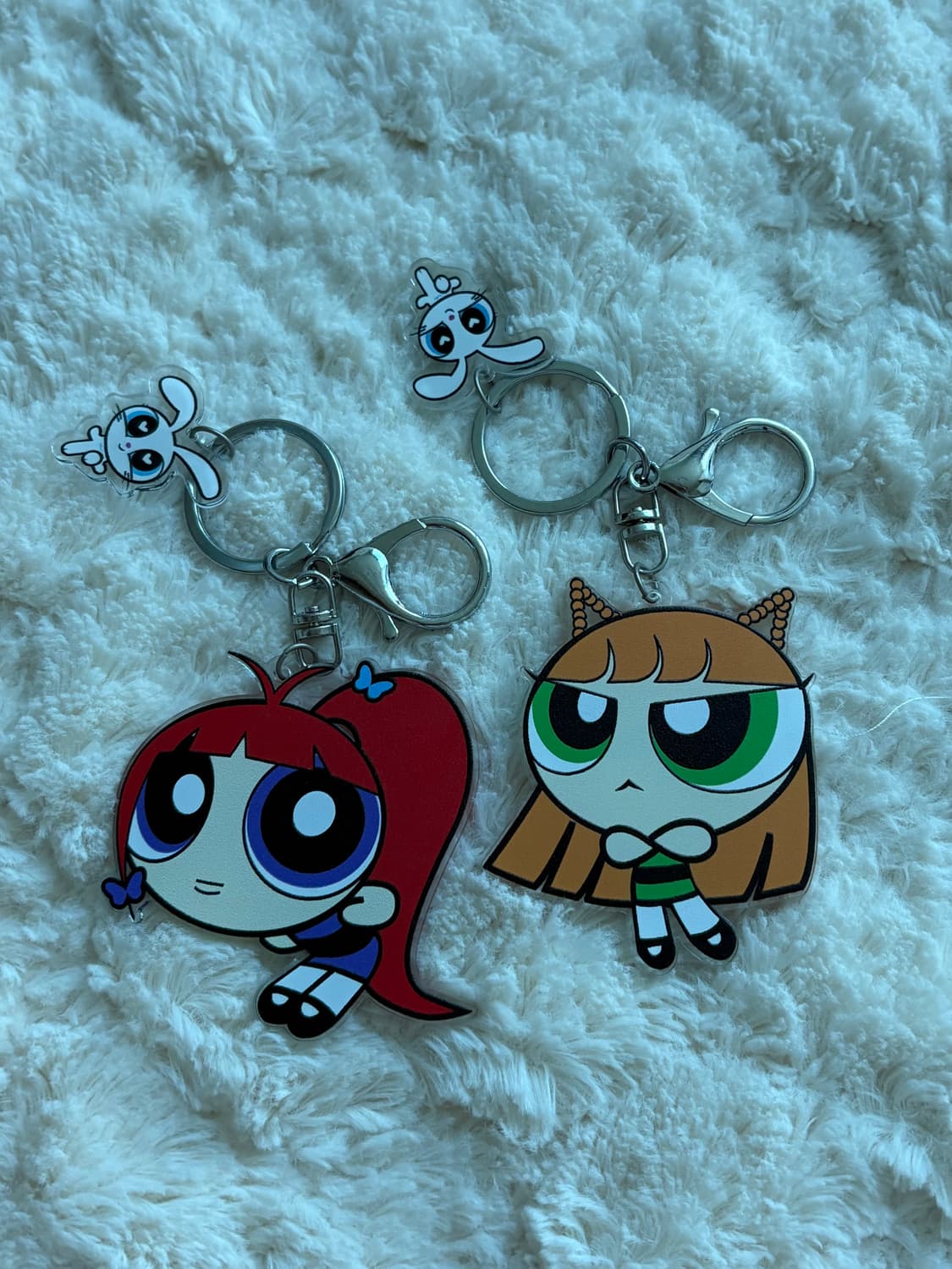 뉴진스 파워퍼프걸 키링 해린,혜인 상품이미지1