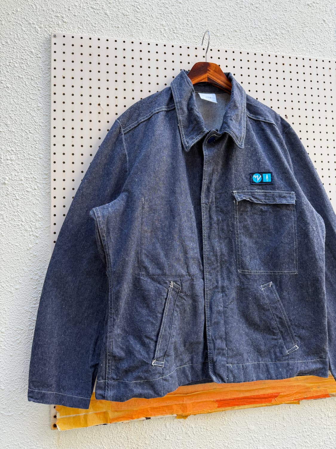 80s FRENCH MILITARY DENIM 프랑스 밀리터리 워크자켓 상품이미지3