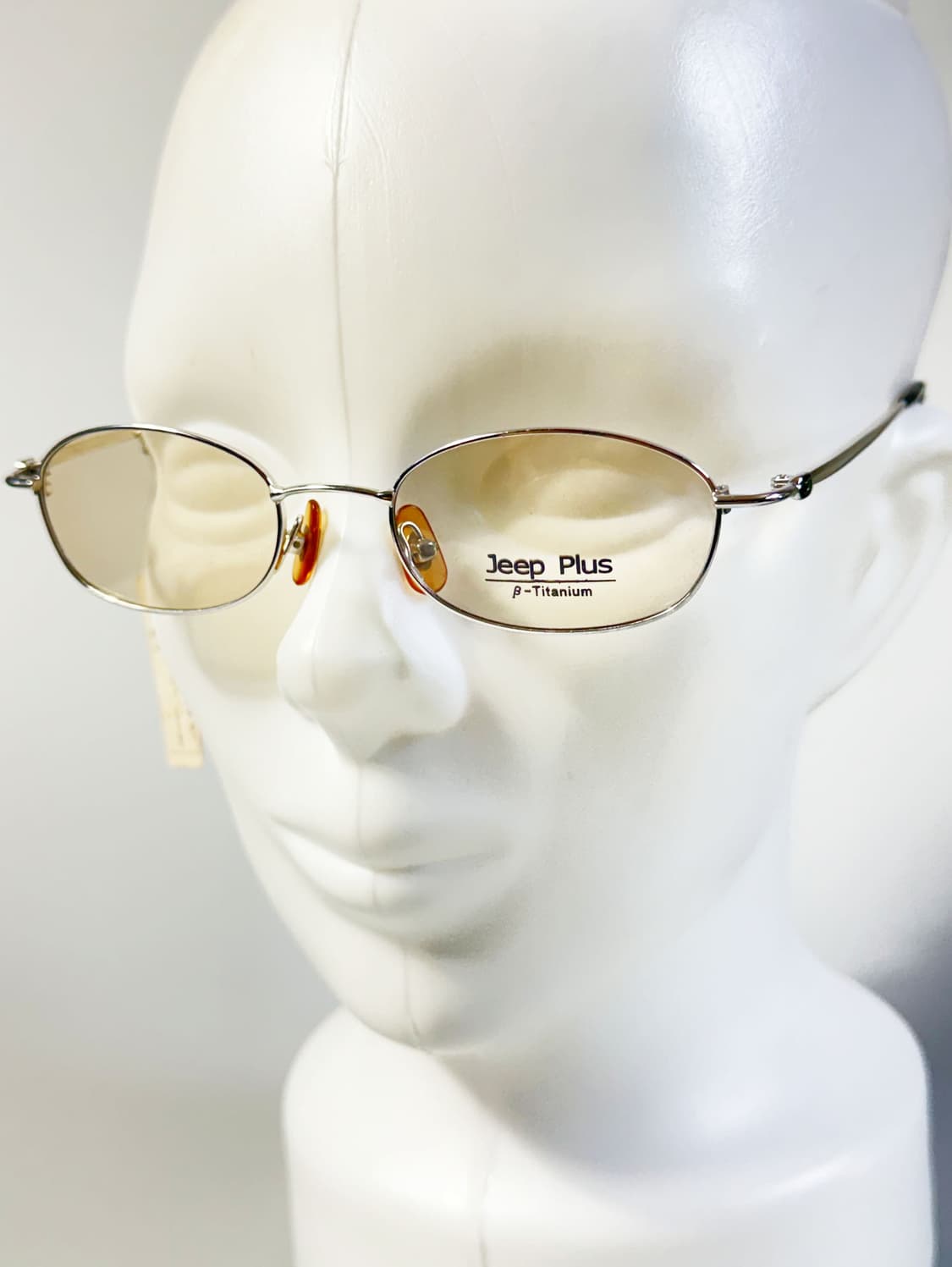 Jeep Plus 실버 티타늄 슬림 오벌 프레임 빈티지 틴트 안경 상품이미지8