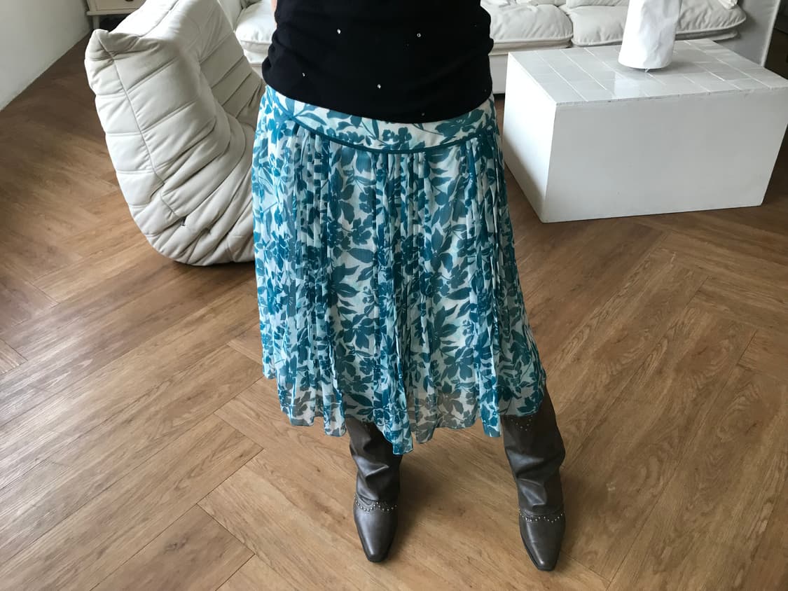 vintage pattern skirt 상품이미지7