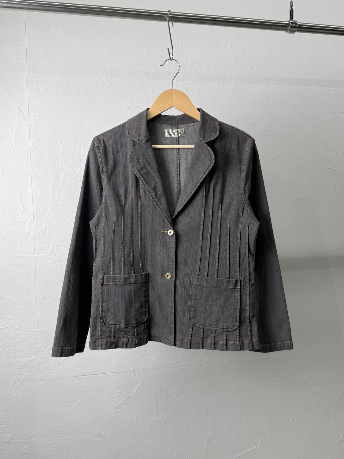 St.chris 스티치 데님 자켓 상품이미지1