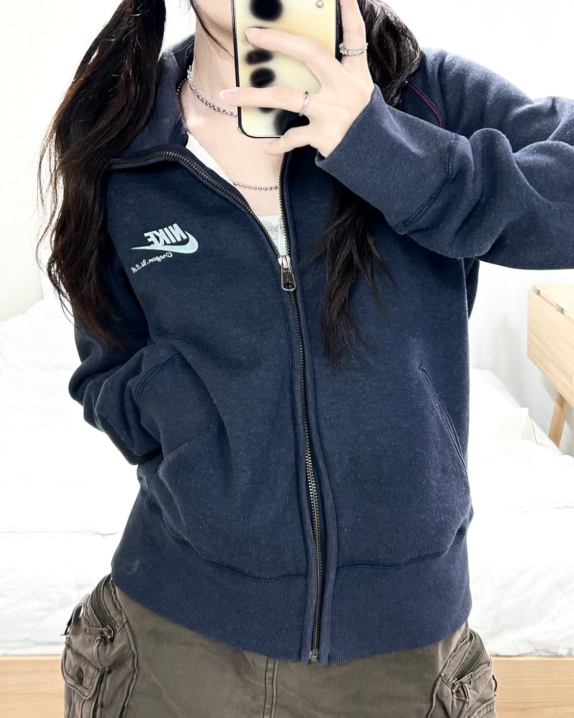 나이키 하늘로고 코튼집업 상품이미지1