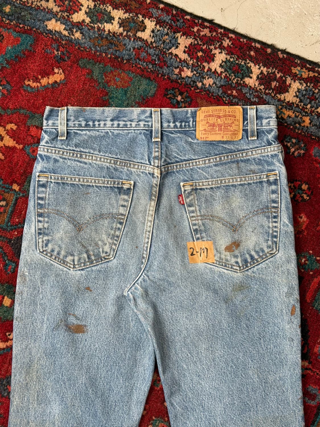 90’s 빈티지 리바이스 517 부츠컷 리바이스 청바지 상품이미지6