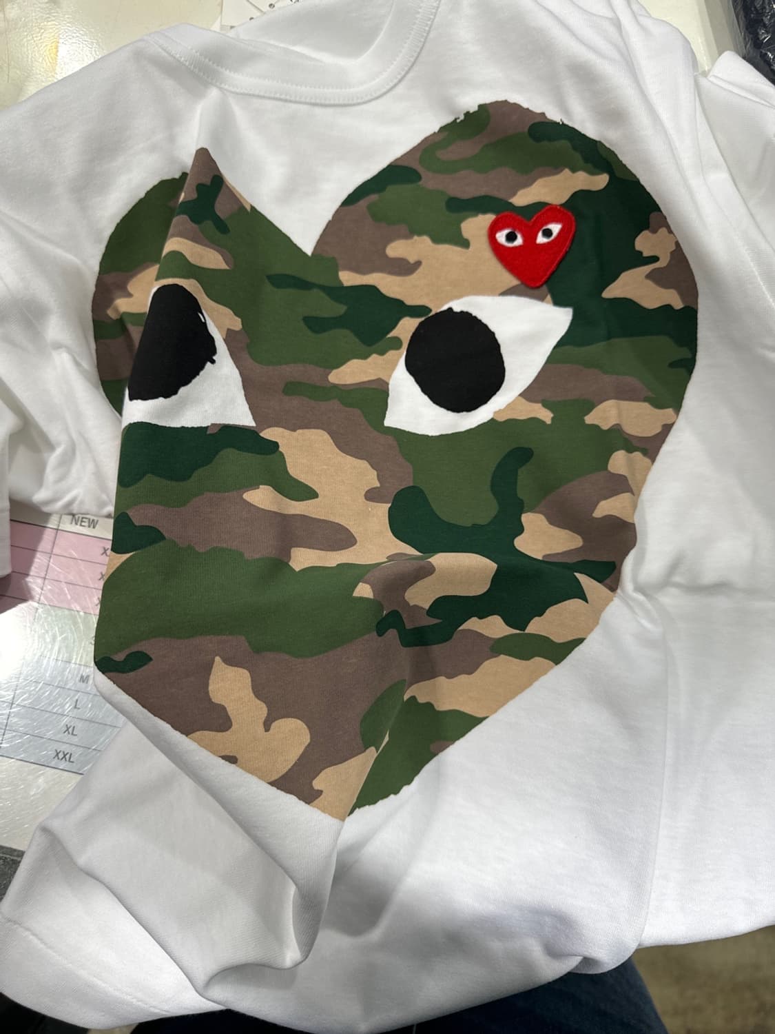 꼼데가르송 카모 반팔 상품이미지2