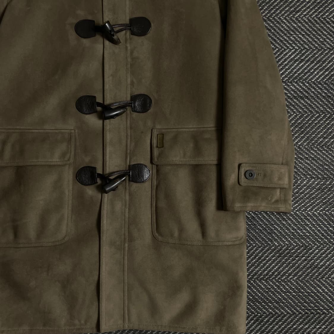 리바이스 USA 오리지날 스웨이드 양털 더플 롱코트y 3260 상품이미지3