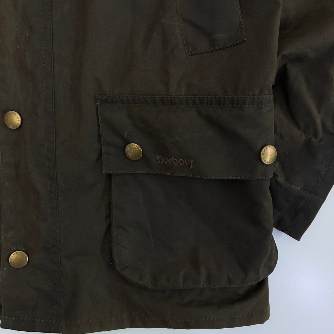 Barbour 바버 카키 비데일 왁싱 자켓 상품이미지4