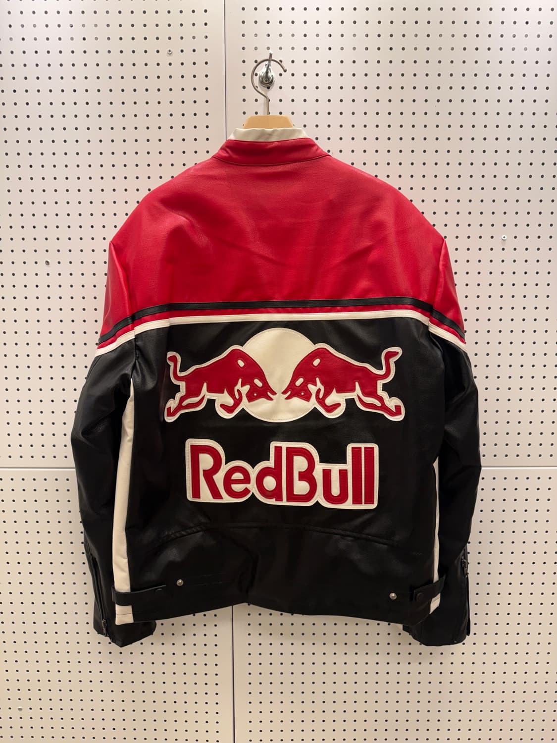 빈티지 레드불 빅로고 레더 레이싱 자켓 U677 상품이미지3